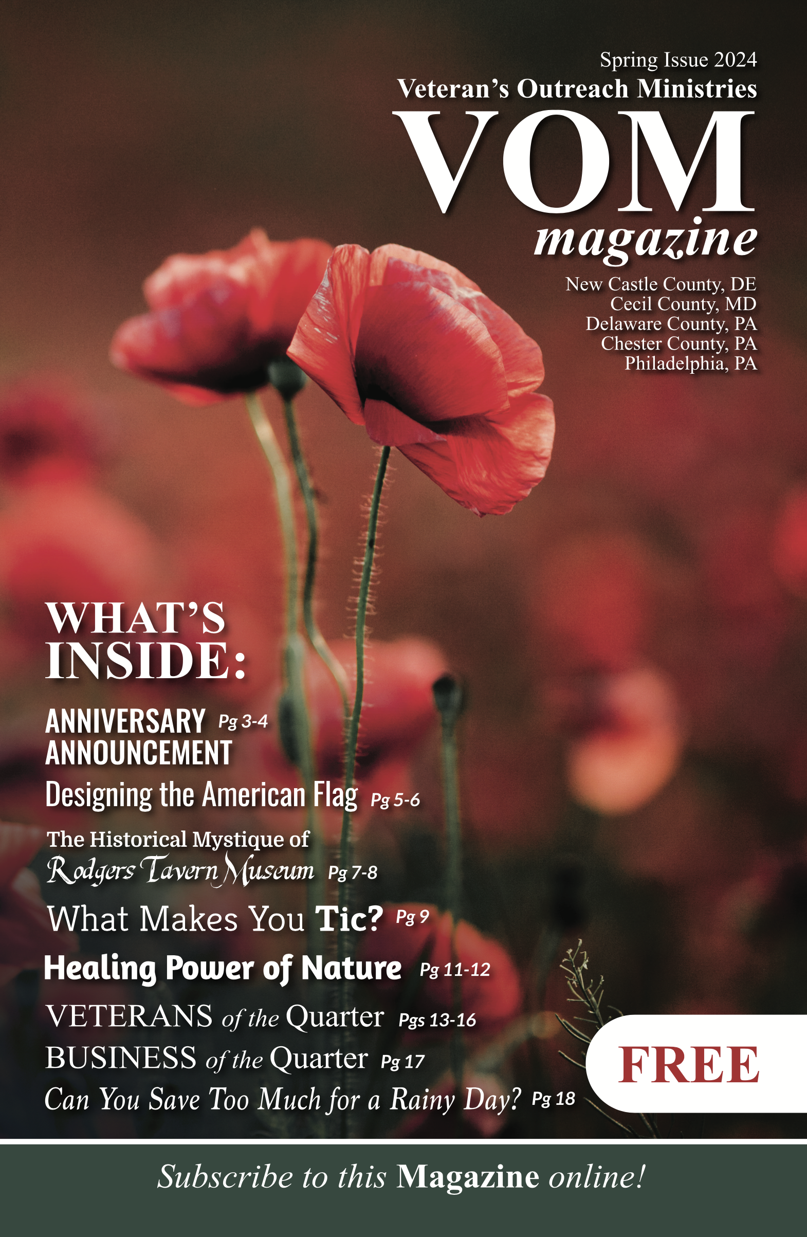 VOM Magazine Spring 2024 - Veterans Outreach Ministries - Delaware